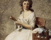 雅克-路易大卫 - Portrait of Madame Adélaide Pastoret